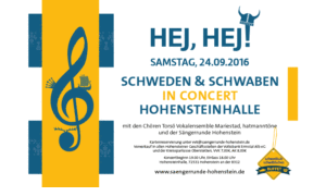 Konsert i Hohenstein september 2016